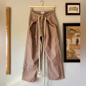 Atelier Delphine Parachute Pants in Tan